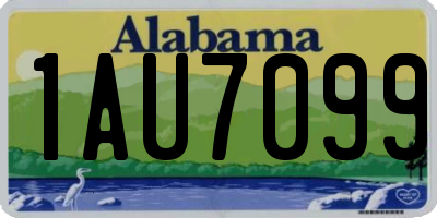 AL license plate 1AU7099