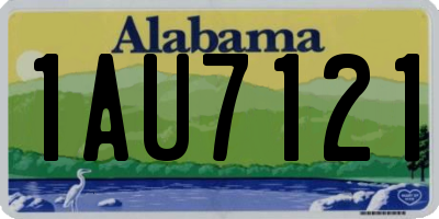 AL license plate 1AU7121