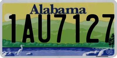 AL license plate 1AU7127