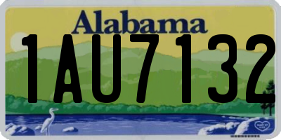 AL license plate 1AU7132