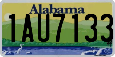 AL license plate 1AU7133