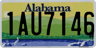 AL license plate 1AU7146