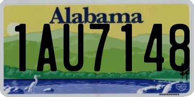 AL license plate 1AU7148