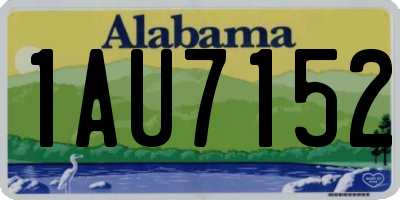 AL license plate 1AU7152