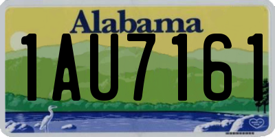 AL license plate 1AU7161