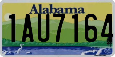 AL license plate 1AU7164