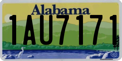 AL license plate 1AU7171