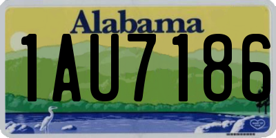 AL license plate 1AU7186