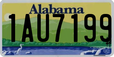 AL license plate 1AU7199