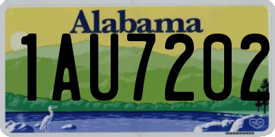 AL license plate 1AU7202