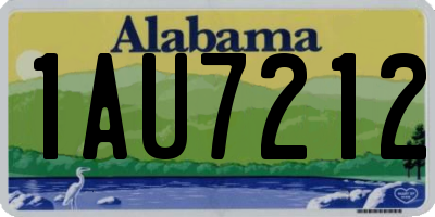 AL license plate 1AU7212