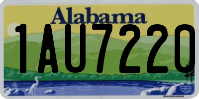 AL license plate 1AU7220