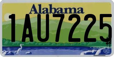 AL license plate 1AU7225