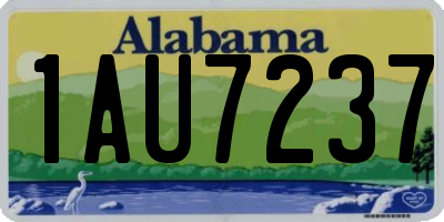 AL license plate 1AU7237