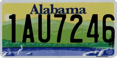 AL license plate 1AU7246