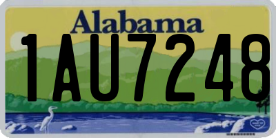 AL license plate 1AU7248