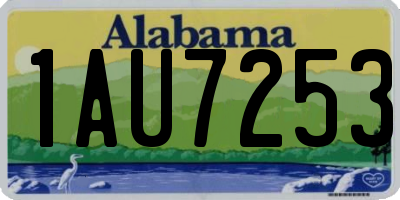 AL license plate 1AU7253