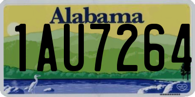 AL license plate 1AU7264