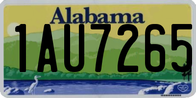 AL license plate 1AU7265
