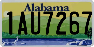 AL license plate 1AU7267