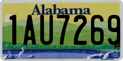 AL license plate 1AU7269