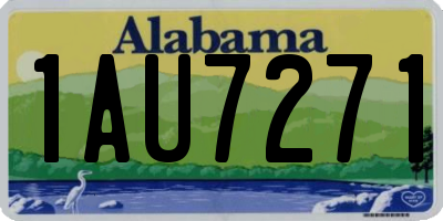 AL license plate 1AU7271