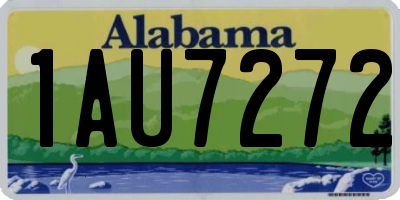 AL license plate 1AU7272