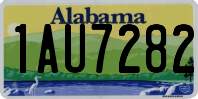 AL license plate 1AU7282