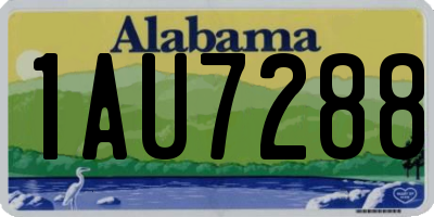 AL license plate 1AU7288