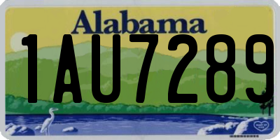 AL license plate 1AU7289