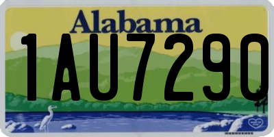 AL license plate 1AU7290