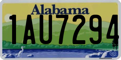 AL license plate 1AU7294