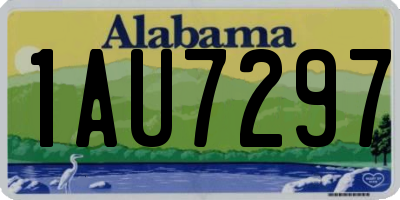 AL license plate 1AU7297