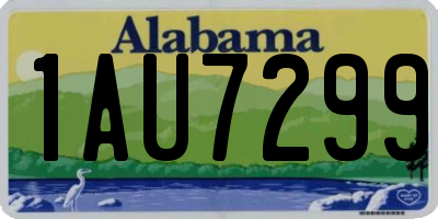 AL license plate 1AU7299
