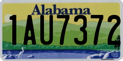 AL license plate 1AU7372