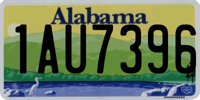 AL license plate 1AU7396