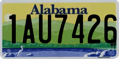 AL license plate 1AU7426