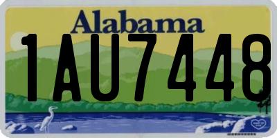 AL license plate 1AU7448