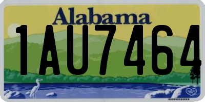 AL license plate 1AU7464