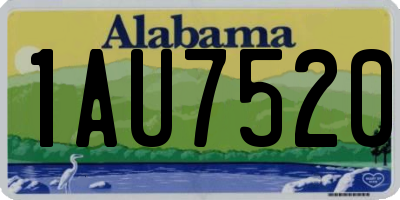 AL license plate 1AU7520