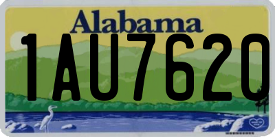AL license plate 1AU7620