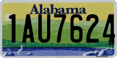 AL license plate 1AU7624