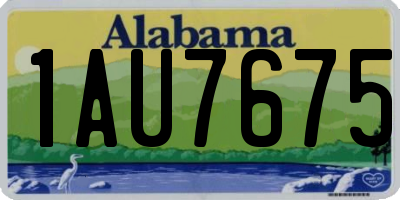 AL license plate 1AU7675