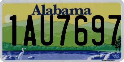 AL license plate 1AU7697