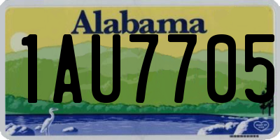 AL license plate 1AU7705