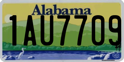AL license plate 1AU7709