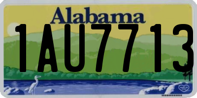 AL license plate 1AU7713