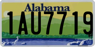 AL license plate 1AU7719