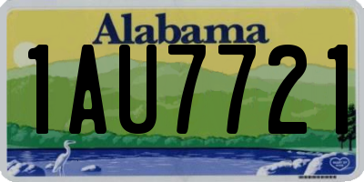 AL license plate 1AU7721