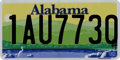 AL license plate 1AU7730
